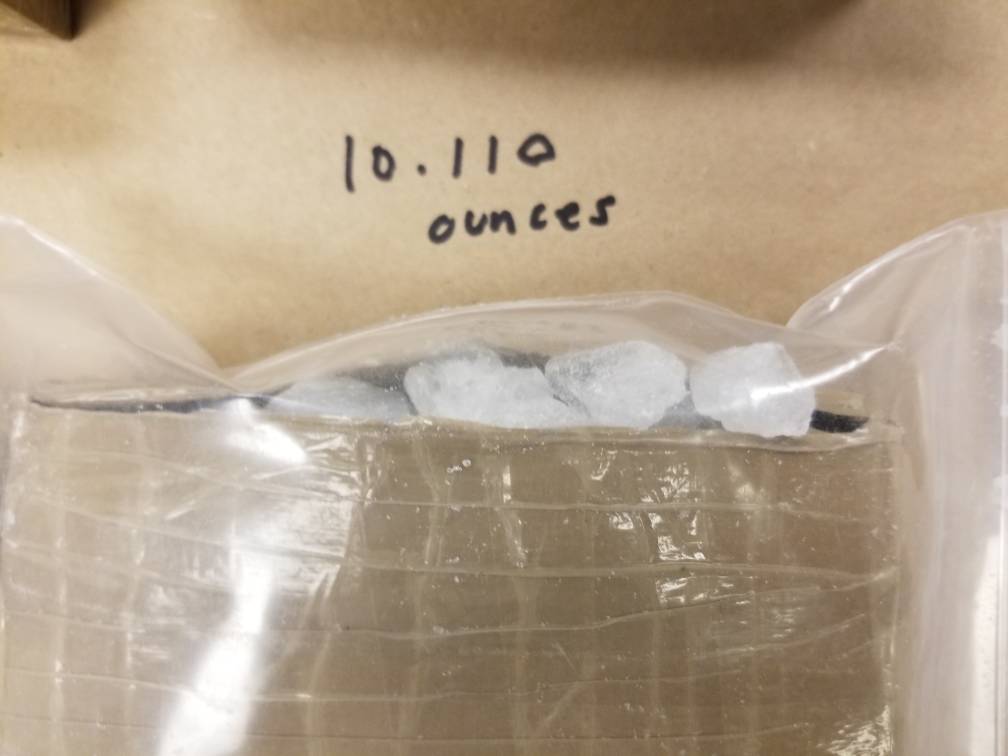 Some of the 8.8 pounds of methamphetamine seized Oct. 9 by law enforcement officers at a Sequim residence. Photo courtesy of Olympic Peninsula Narcotics Enforcement Team