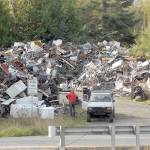 Keith Thorpe/Peninsula Daily NewsMidway Metals, 258010 U.S. Highway 101 east of Port Angeles, shown on Thursday, is under scrutiny for being in violation of county solid waste standards.