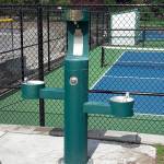 The City of Sequim recently installed nine water stations in city parks, including this one near the pickleball courts and skate park at Carrie Blake Community Park. Photo courtesy of City of Sequim