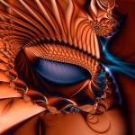 Above: Fractal art #404 by Dan Brewer, a featured artist at the Blue Whole Gallery in Sequim this November. Left: Nautilus Mandala by Deborah Harrison, a featured artist at the Blue Whole Gallery in Sequim this November. Submitted art