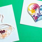 Above: Explore your creative side with a Paper Quilled Hearts Zoom session on Feb. 2. Below: Pick up a Paper Snowflake Kit at Olympic Peninsula library branches curbside hours starting this week. Photos courtesy of North Olympic Library System