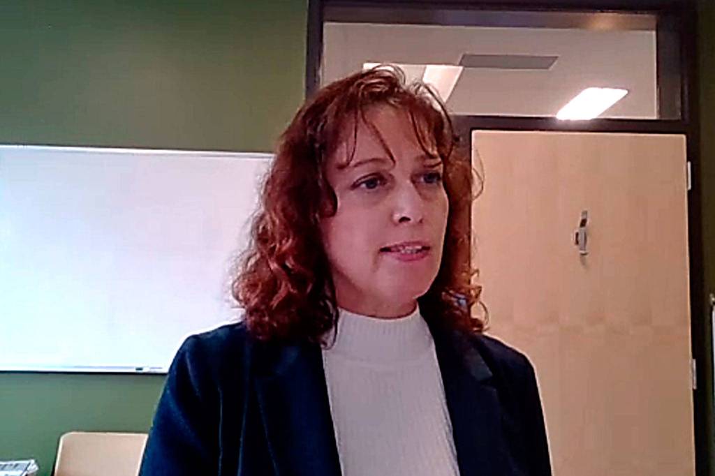 In closing arguments, Sequim city attorney Kristina Nelson-Gross said city officials believe through cooperation and the tribes willingness, the city has done its best to alleviate concerns of community in its legal authority. Photo Zoom screen shot
