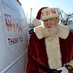 Don McIntyre said being a foster kid, I know how important Christmas is, hence why hes continued to grow his beard out and serve as Santa for 50 years. I have had a couple of Christmases where I didnt get anything, he said. I hope every kid gets something. Toys for Tots is my way of helping them do it. Sequim Gazette photo by Matthew Nash