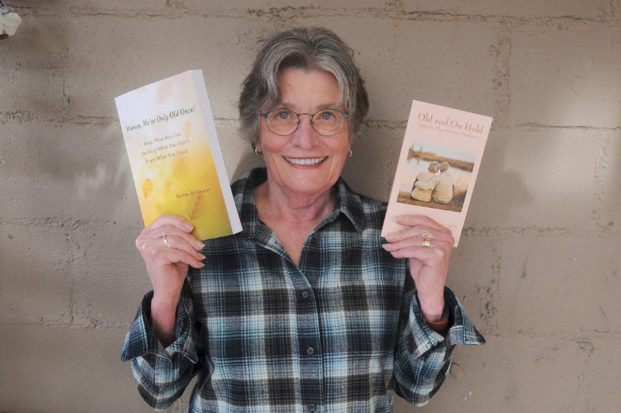 Bertha Cooper, author of Women, Were Only Old Once! and Old and On Hold, is the special guest presenter at a North Olympic Library Zoom presentation on Jan. 12. Sequim Gazette photo by Michael Dashiell