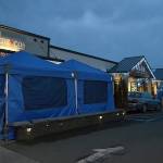 A new program through the City of Sequim provides information for eateries looking to set up outside dining under canopy tents. Barry Berezowsky, director of the Department of Community Development, said permits arent required but city staff need a plat drawing, insurance information and safety protocols to ensure the tent is secure. Sequim Gazette photo by Matthew Nash