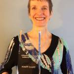 Lindy MacLaine, pictured here with her third place trophy from the 2020 Virtual World Championship of Public Speaking, invites the community to the next Skwim Toastmasters virtual meeting set for Tuesday, Jan. 5. Submitted photo