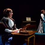 Via letters, Henrietta Leavitt (Ginny Holladay) speaks with her sister Margaret (Emma Jane Garcia) about family and personal obligations in the late 2019 Olympic Theatre Arts production of Silent Sky. Holladay was recently named OTAs executive director. Sequim Gazette file photos by Matthew Nash