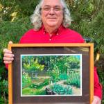 David C. Willis of Sequim saw his artwork Peaceful Garden selected for the 2021 CVG Show in Bremerton. Submitted photo