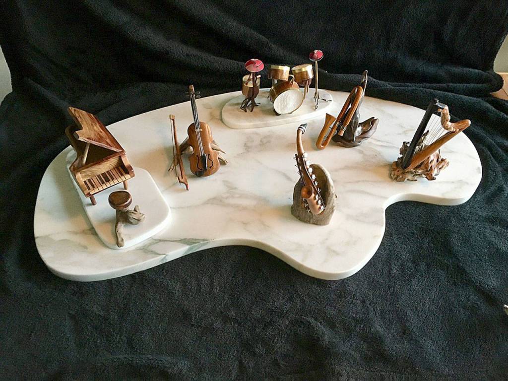 Sequim Driftwood Band by John Bertholl, a featured artist this February at the Blue Whole Gallerys From Shore to Sea exhibit. Submitted photo