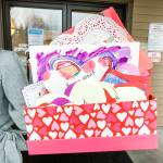 Local students made valentines cards for many residents in Sequim and Port Angeles care facilities. Submitted photo