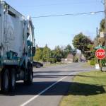 Clallam County officials say the Sequim-Dungeness Way/Woodcock Road intersection is the second-highest trafficked and injury-prone area in the countys 500 miles of roadway prompting staff to slow traffic down with a roundabout. Sequim Gazette photo by Matthew Nash