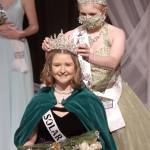 Last years queen Lindsey Coffman crowns the newest Sequim Irrigation Festival queen Hannah Hampton in a virtual royalty pageant on Feb. 27. Photo courtesy of Silas Crews