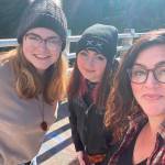 Kim Gray, far right, pictured here with daughters Rylee and Alivia, sustained multiple injuries after a fall in Mexico earlier this month. Photo courtesy of Kim Gray