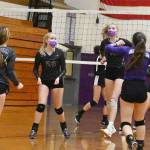 Six Sequim players  including sister McKenna (23) and Kendall () Hastings, were named to the all-Olympic League team following a 10-win season. Sequim Gazette photo by Michael Dashiell