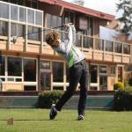 Sequims Dominic Riccobene tees off from the first hole at The Cedars at Dungeness on April 8. Sequim Gazette photos by Michael Dashiell