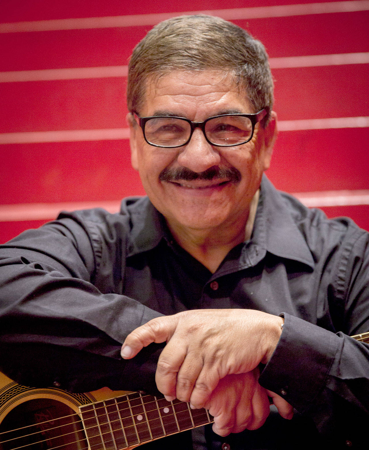 Bilingual childrens performer Marco Cortes helps North Olympic Library System patrons celebrate Día de los Niños/Día de los Libros – Childrens Day/Book Day in lateApril. Submitted photo
