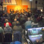 Concert-goers listen to a musical performance at Vern Burton Communty Center in Port Angeles during the 2019 Juan de Fuca Festival of the Arts. Photo by Keith Thorpe/Olympic Peninsula News Group
