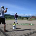 Sequim Senior Greywolves scrimmage at the Carrie Blake Community Park fields last week. The group invites men (50 and older) and women (45 and older) to join in recreational play Tuesday and Thursday mornings. Sequim Gazette photos by Michael Dashiell