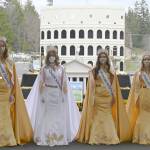 The Sequim Irrigation Festivals royalty for 2021 (from left, princess Sydney VanProyen, queen Hannah Hampton, and princesses Allie Gale and Zoee Kuperus) will travel through Sequim on May 8 for the Grand Parade/Procession at 5 p.m. View it online or in-person, with the route to be revealed online at irrigationfestival.com on May 7. Sequim Gazette file photo by Michael Dashiell
