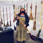 Check out Wicked Brooms, courtesy of full-time artisan broom maker Teresa Bentley, at the Sequim Farmers & Artisans Market s 2021 season, running through late October. Photo by Emma Jane EJ Garcia