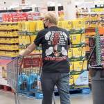 Mayor William Armacosts T-shirt worn during a recent shopping trip has been posted on a variety of social media sites. (Editors note: We have blurred a profane word on the shirt). It is not known who took the photo that prompted many social media comments and letters to the editor.