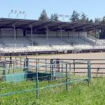 The grandstands at the Clallam County Fairgrounds in Port Angeles will empty of big crowds for a second year after fair officials canceled the 2021 fair. Photo by Keith Thorpe/Olympic Peninsula News Group