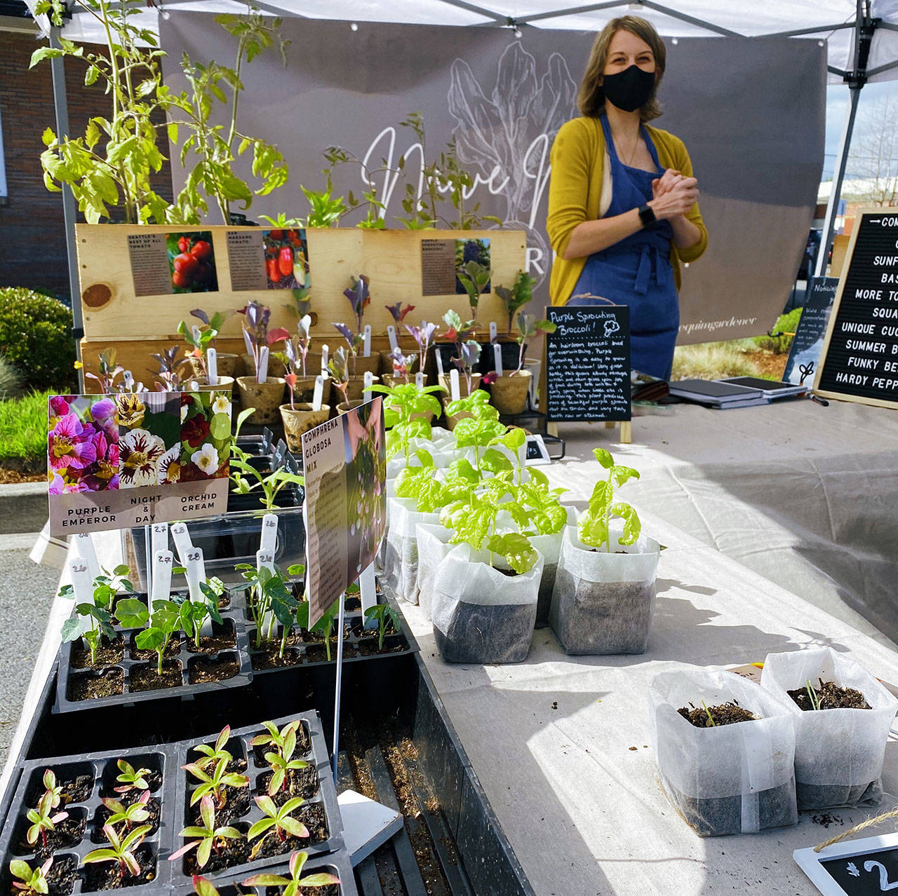 Courtney Thomas and Naive Melody Front Yard Farm offer edible, weird stuff that one might not find in the grocery store. Photo by Emma Jane EJ Garcia