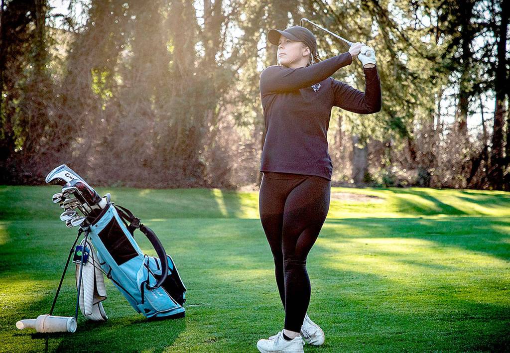 Sequim native Sarah Shea, now golfing for Western Washington University, was named the Great Northwest Athletic Conference Womens Golfer of the week in early April. Photo courtesy of Western Washington University