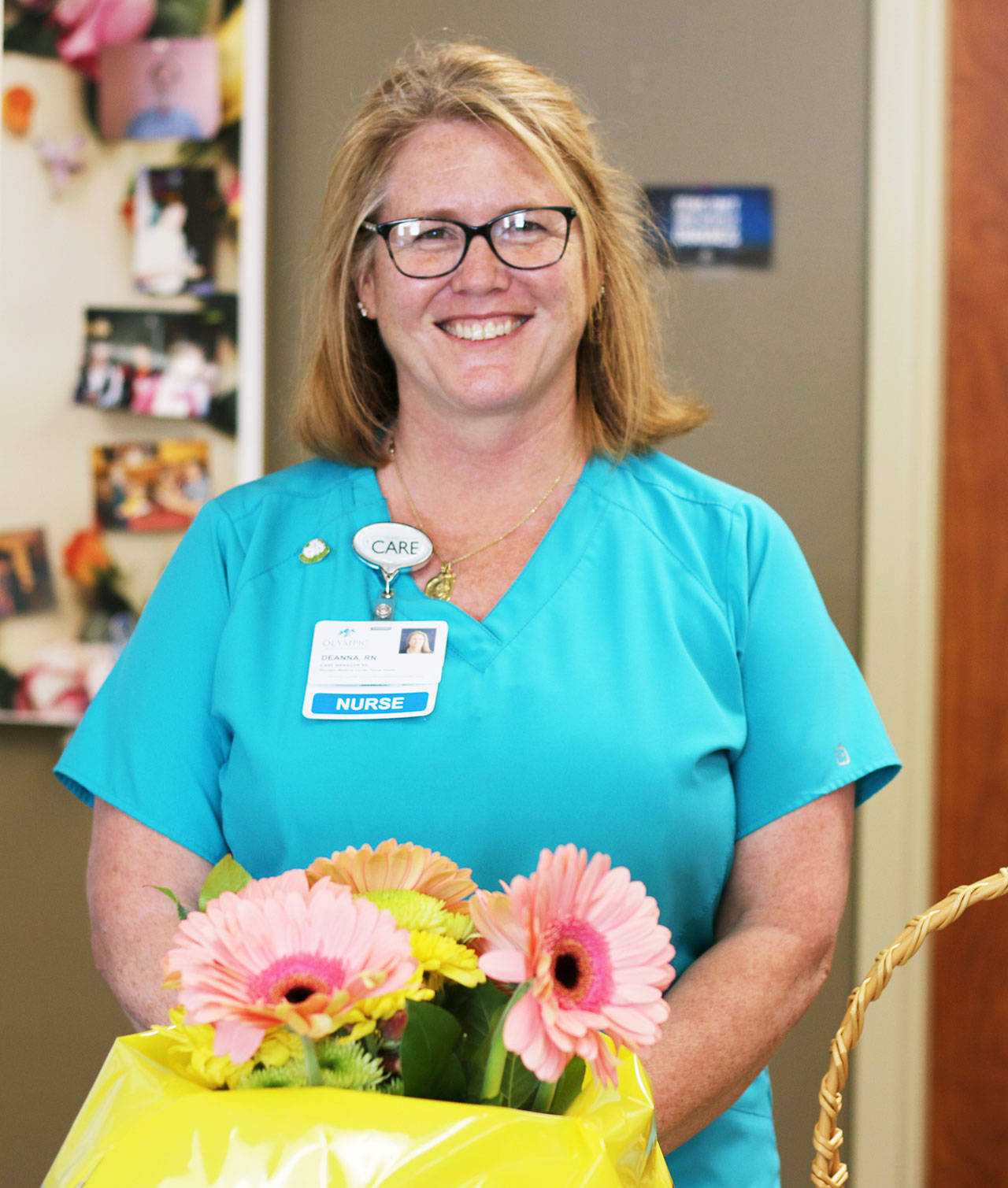 Deanna Kubas, an Olympic Medical Home Health nurse, recently received a DAISY award for her exceptional patient care. Photo courtesy of Olympic Medical Center