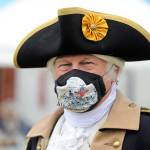Vern Frykholm, a mainstay at the Northwest Colonial Festival, was recently selected to revive the role of the American forefather at an Independence Day event at the Mount Rushmore National Memorial in South Dakota in July. Sequim Gazette file photo by Matthew Nash