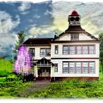 Old Schoolhouse by Marilynn Evans, a presenting artist at the Blue Whole Gallerys Thank You to the Community exhibit in June. Submitted art