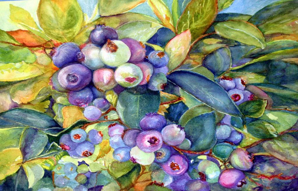The North Olympic Watercolorists such as Allyn Lawson present their craft at the Sequim Museum & Arts, 544 N Sequim Ave., during the First Friday Art Walk on June 4. Submitted art