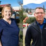 Olympic Medical Center's Alberta Stamp and Sean Johnson received leadership awards from the organization, OMC representatives announced this month. Submitted photos