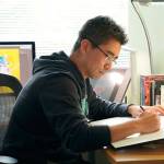 Bestselling author and artist Kazu Kibuishi leads a special live drawing demonstration and virtual studio tour on July 27. Submitted photo