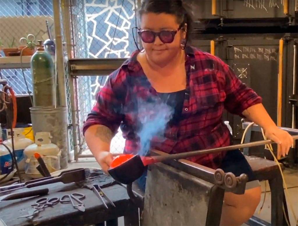 Tour the Morean Glass Studio and watch a live glass blowing demonstration with Bao Thao on Zoom on July 13. Submitted photo