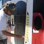 Andy Eccleshall of Edmonds said in his 27 years of doing murals, hes never experienced fading because he uses Nova Paint which is specifically made for murals.