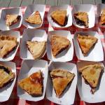 Slices of pie await purchase by Joyce Daze Wild Blackberry Festival visitors at the 2018 festival. File photo by Keith Thorpe/Olympic Peninsula News Group