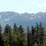 Klahhane Ridge south of Port Angeles is shown Thursday, July 8, with little snow on the north face. Photo by Keith Thorpe/Olympic Peninsula News Group
