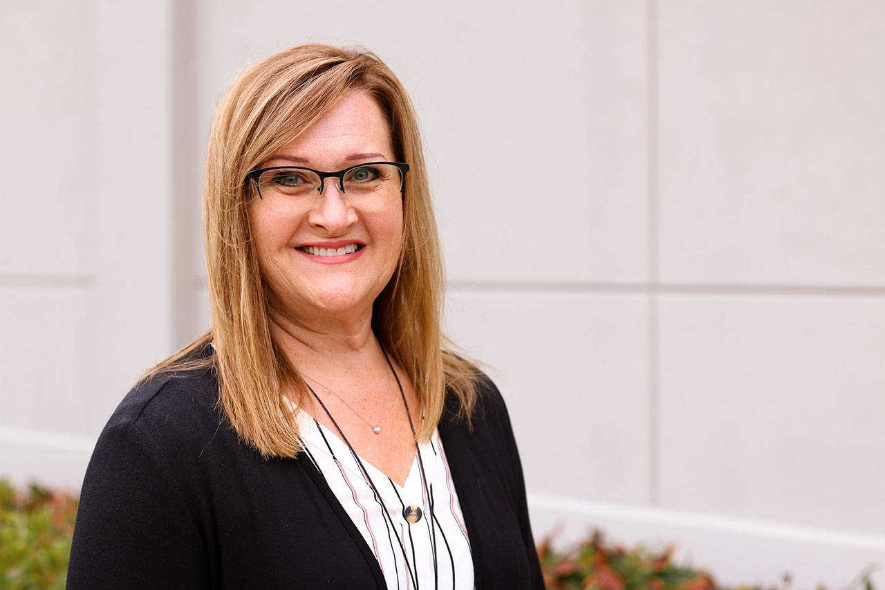 Lynne Jenny, patient access services manager at Olympic Medical Center received the organizations leadership award for June 2021. Photo courtesy of Olympic Medical Center