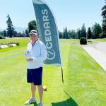 Jim McCausland (80-75-72) of The Cedars at Dungeness Men’s Club tied for second overall at the 2021 Clallam County Amateur tourney on June 10. Submitted photo