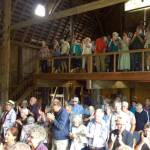 A crowd enjoys a Concerts in the Barn performance. After a year away, the free series hosted in Quilcene is back in 2021, starting July 17. Photo courtesy of Concerts in the Barn