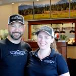 John and Sara Zemla opened Shadowline Burgers and Brews, 179 W. Washington St., in mid-May offering elevated and drive-in style burgers, sandwiches, salads and more in downtown Sequim. The couple said Shadowline has found a dedicated contingent of diners. The community has already embraced us, John said. Sequim Gazette photo by Matthew Nash