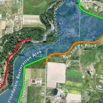 A schematic details the Rivers Edge setback levee, construction of which is in progress and expected to finish in September. Map courtesy of Jamestown S’Klallam Tribe
