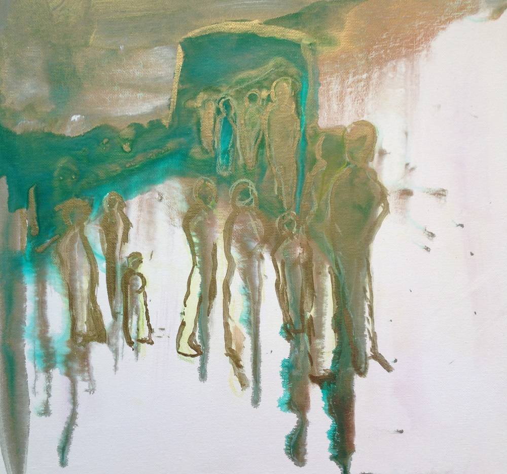 After the Pandemic by Mary Franchini, part of the Divas and Vessels exhibit at the Blue Whole Gallery in August that will be featured during the First Friday Art Walk on Aug. 6. Submitted art