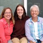 Sequim High School 2021 grad Abby Schroeder, center, pictured with mom Wendy Schroeder and grandmother Jan Smith, recently received funds from Chapter EP P.E.O. for her college expenses. Submitted photo