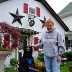 Kelly Yarnes is pictured outside her Sequim home in May 2019. Yarnes took home three medals from the 1988 International German American Special Olympics. Sequim Gazette file photo by Matthew Nash