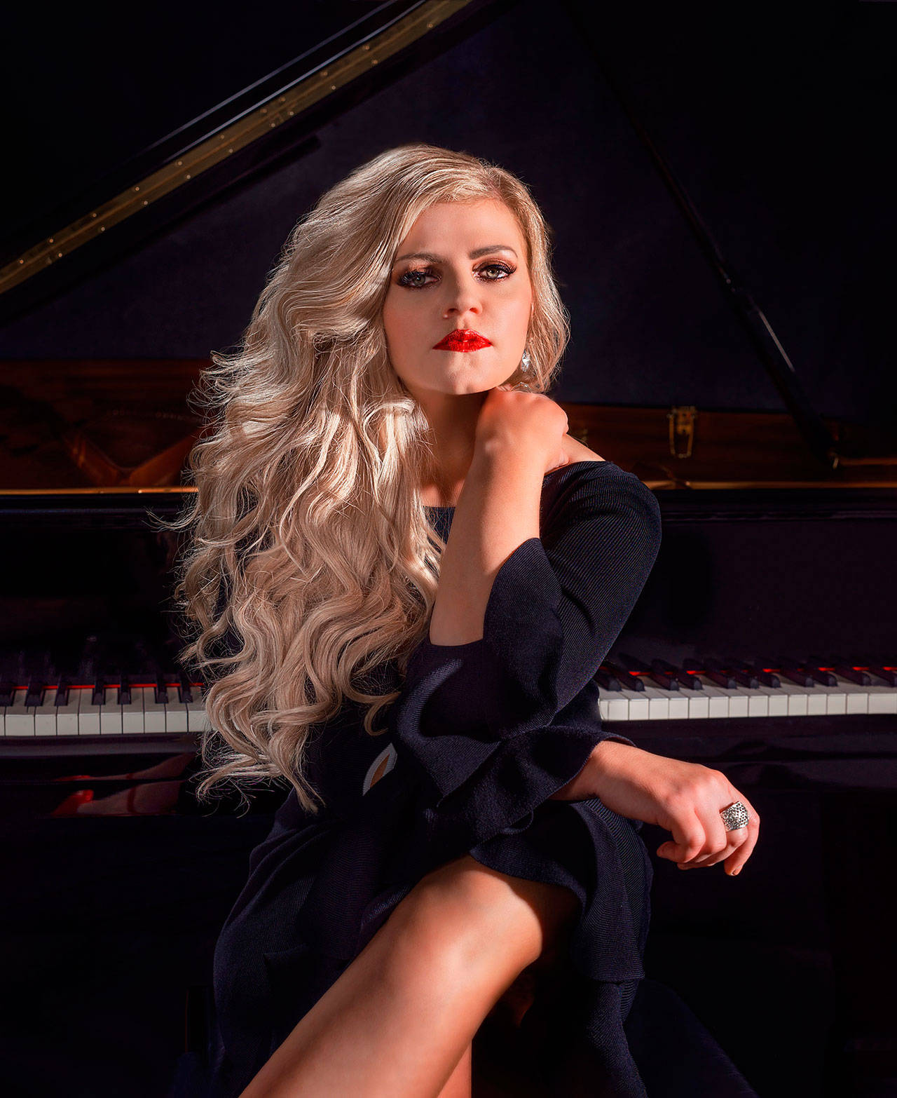 Sequim composer Jennifer Thomas saw and heard two gymnasts use her songs at the 2020 Tokyo Olympics last week. Figure skaters may use her songs for routines too at the 2022 Beijing Winter Olympics. Photo by Ron Southworth