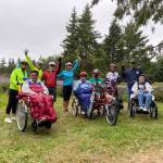 Sequim Wheelers and their guests enjoy the Tour De Lavender on Aug. 7. Photo courtesy of Nicole Lepping/Sequim Wheelers