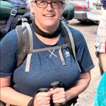 Cheri Keller is pictured at the Duckabush Trailhead at the start of her trip on Sunday, Aug. 1. Submitted photo