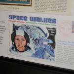 Multiple notable women, such as Kathryn Sullivan, highlight Judy Newbloms exhibit on women astronauts. Sequim Gazette photo by Matthew Nash